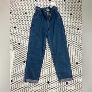 Nwt kancan paperbag jeans size small